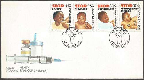 Bophuthatswana FDC1.32 Health of Children