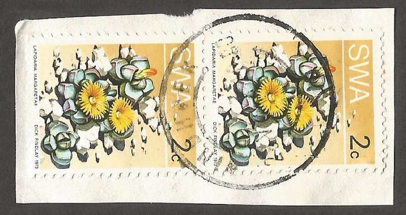 South West Africa- Used- On paper- Cancel- Post mark- Postmark-Thematic
