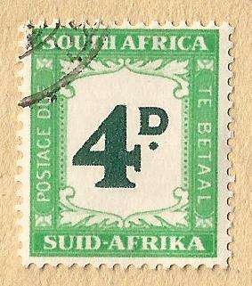 Union of South Africa SACC41- Used- Cancel- Postmark- Post mark- Thematic