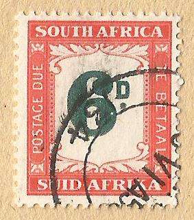 Union of South Africa SACC42 - Used- Cancel- Postmark- Post mark- Thematic