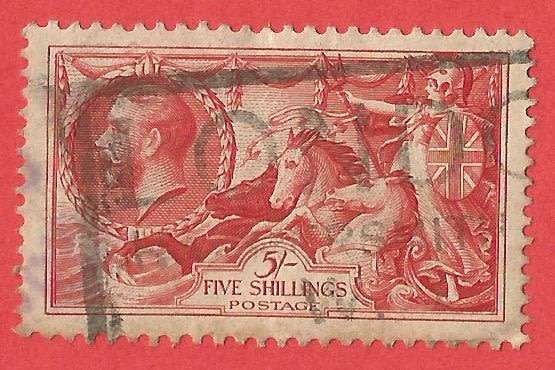England King George V SG451- Used- Cancel- Postmark- Post Mark-Thematic