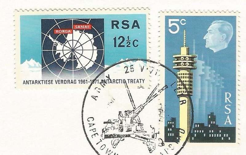 RSA- FDC- ARMY Day 1971 Private Cover Intl. Stamp Exhibit. Cape Town