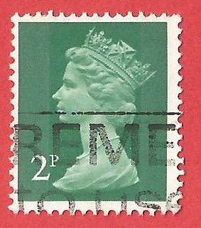GB Machin- Used- Cancel- Postmark