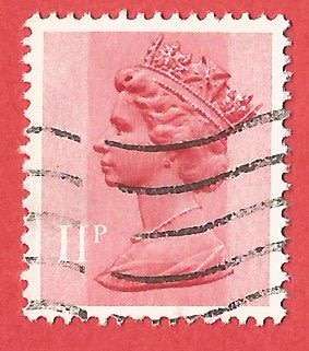 GB Machin- Used- Cancel- Postmark