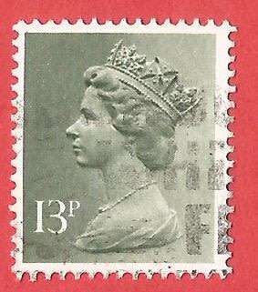 GB Machin- Used- Cancel- Postmark
