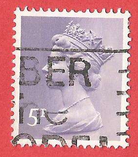 GB Machin- Used- Cancel- Postmark