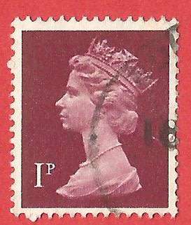 GB Machin- Used- Cancel- Postmark