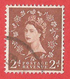 England- Used- Cancel- Postmark- Post Mark `Wildings`