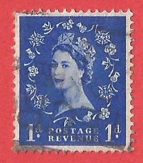 England- Used- Cancel- Postmark- Post Mark `Wildings`