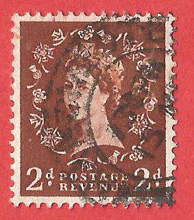 England- Used- Cancel- Postmark- Post Mark `Wildings`