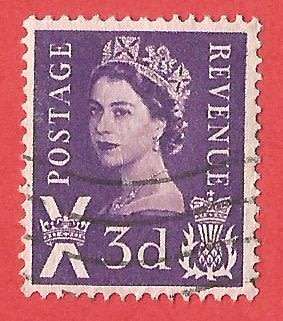 England- Used- Cancel- Postmark- Post Mark `Wildings`