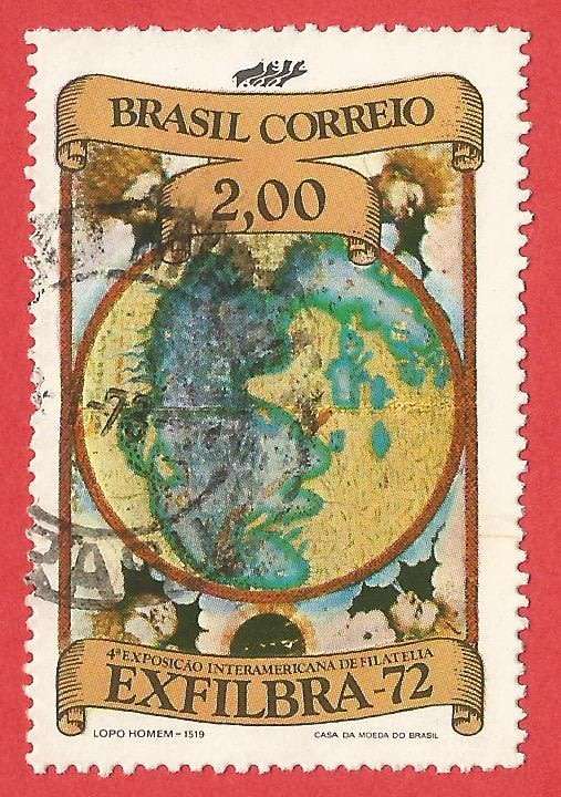 Brazil 1972 Inter-American Stamp Exhibition `EXFILBRA 72` - Used- Cancel- Postmark- Post mark