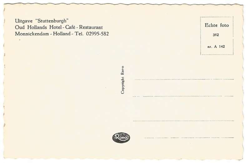 Post Card - STUTTENBURGH- ECHTE Foto 362- Nr A 142- Unused