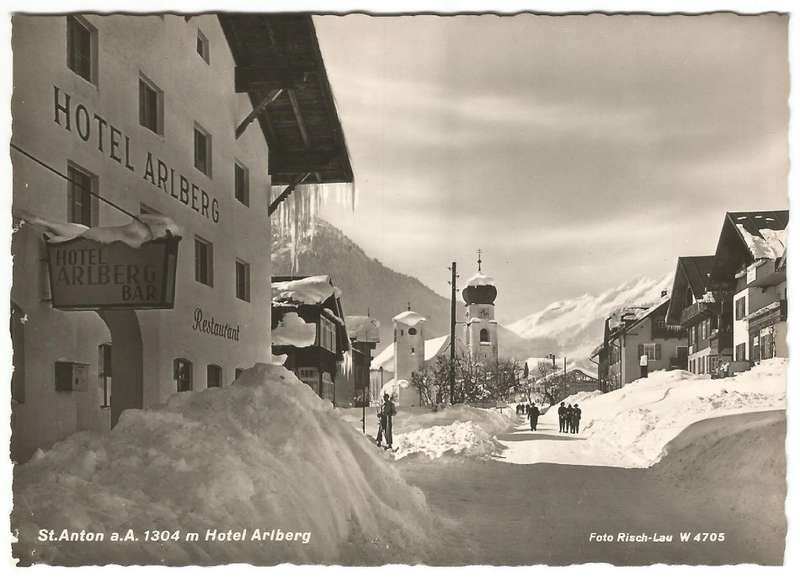 Post Card - St.Anton- a.A.1304 m- Hotel Arlberg- W 4705- Unused