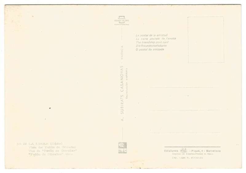Post Card - La Linea - Cadiz- No 22- Unused