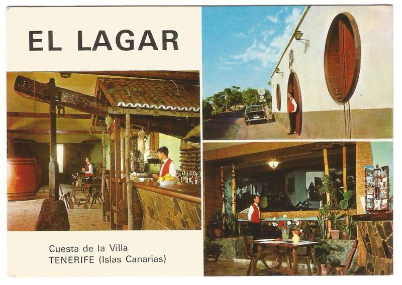Post Card - EL LAGAR- GUESTA DE LA VILLA- TENERIFE- Islas Canarias- B 962 X- Unused