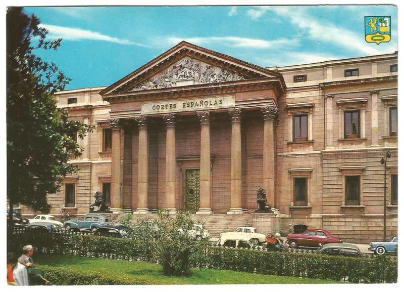 Post Card - `Las Cortes` palace- MADRID- 133- Unused