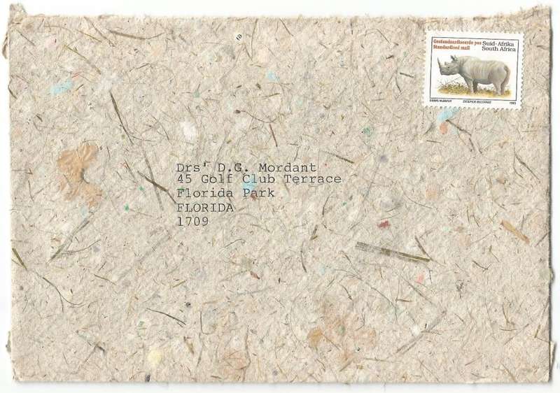 RSA-1995- Domestic Mail- Cover + Invitation- FDC- Cancel- Used- Postmark