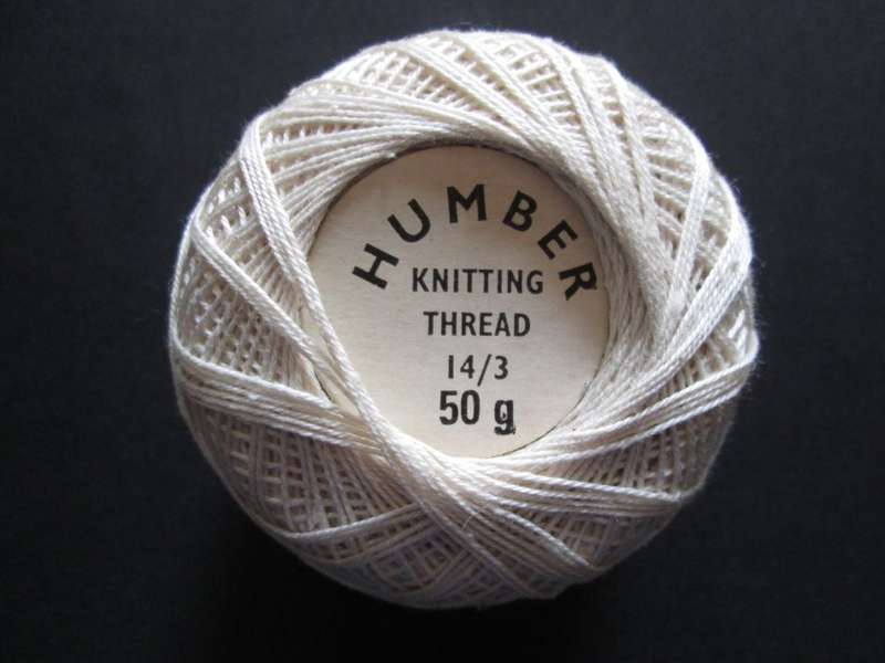 6 balls of HUMBER- Knitting Thread- 14/3