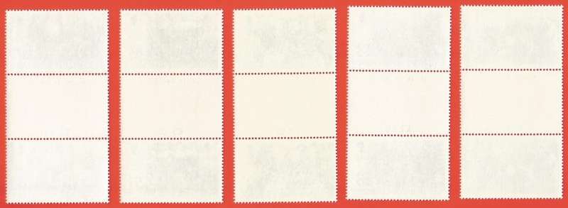 Bailiwick of Guernsey- MNH- Gutter Set- 1982- Christmas- Thematic- Christmas