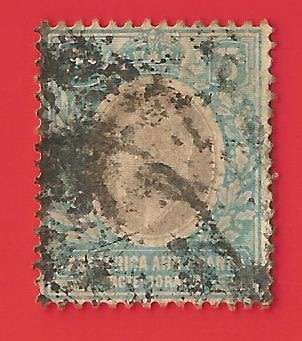 East Africa and Uganda 1907 New Currency - Single- Used- Cancel- Postmark - Thematic- Famous People