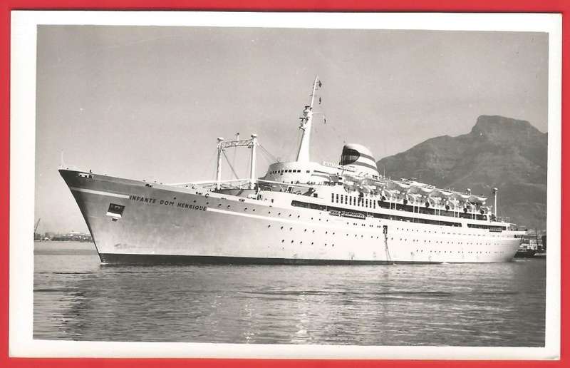 Photo- Infante Dom Henrique Passenger Liner-Launched 1960- Thematic- Passenger Liner- Ship