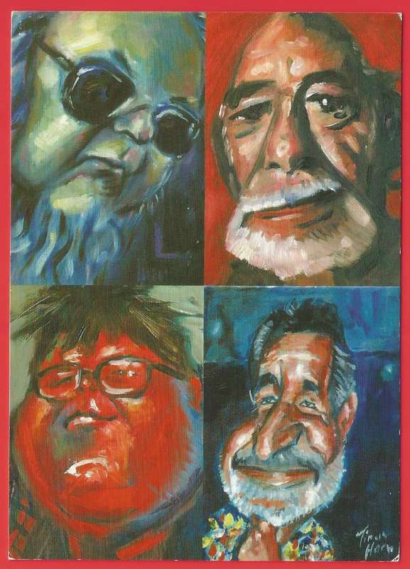 Postcard- Post Card- Unused- Thematic- Art- Painting- Faces