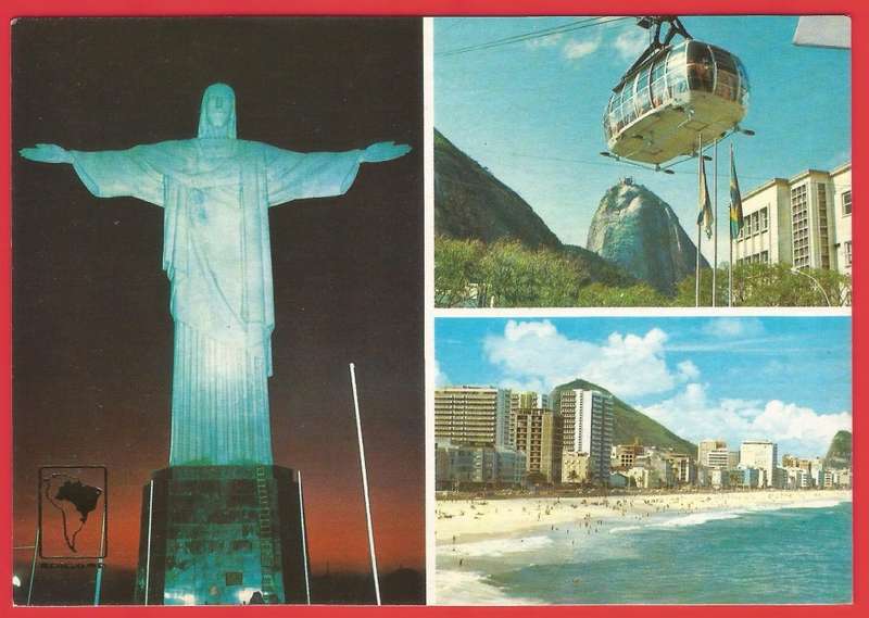 Postcard- Post Card- Unused- Thematic- Buildings- Scenery- Beach- Monument