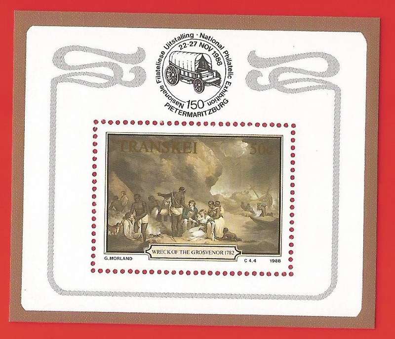 Transkei-1988-M/S-MNH-SACC 227a-Thematic-History-Ship Wreck