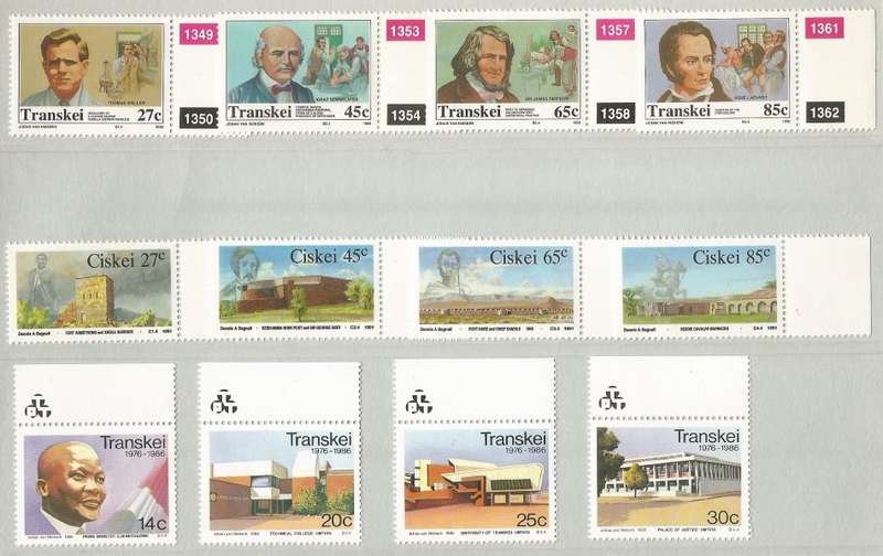 Thematic Sets For A Collection- MNH- Famous Persons-People-Scientist-Architects-Buildings