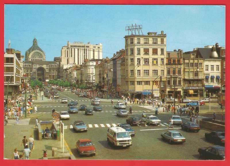 Postcard- Post Card- Unused- Belgium - Central Station