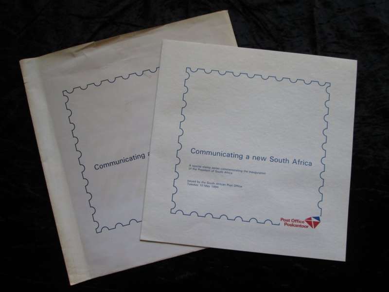 RSA-Special Folder-Commemorating the Inauguration of Nelson Mandela - 10 May 1994