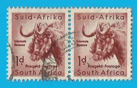 Union of South Africa- Used-Cancel-Thematic-Fauna