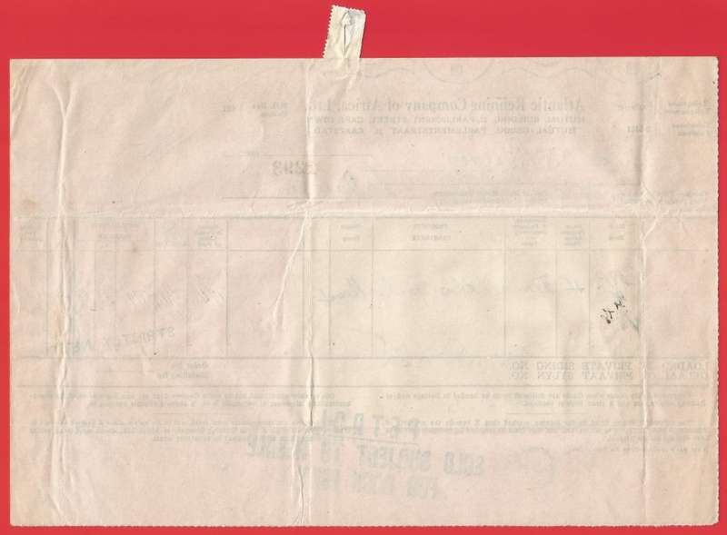 Union of SA-Atlantic Refining Company Of Africa Ltd(BP)-Invoiceand Receipt-1946-Postmark