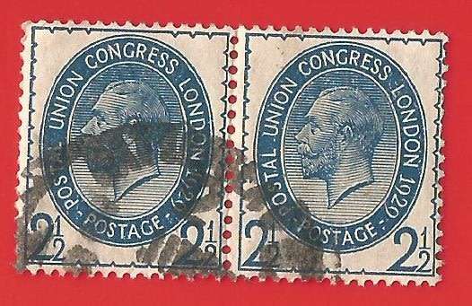 England 1929 The 9th Congress of the UPU in London -Used-Cancel-Thematic-Famous Person