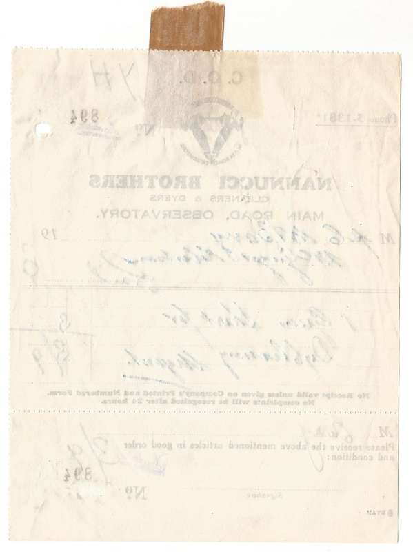 Union of SA-NANNUCCI  BROTHERS CleanersandDyers-Receipt-No 894