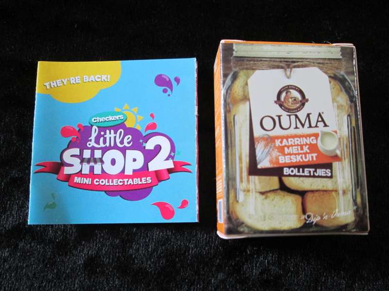 CHECKERS`Little Shop 2`-Mini Collectables-OUMA Butter Milk Rusks-2017