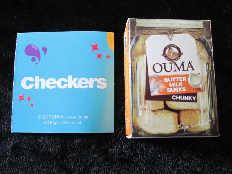 CHECKERS`Little Shop 2`-Mini Collectables-OUMA Butter Milk Rusks-2017