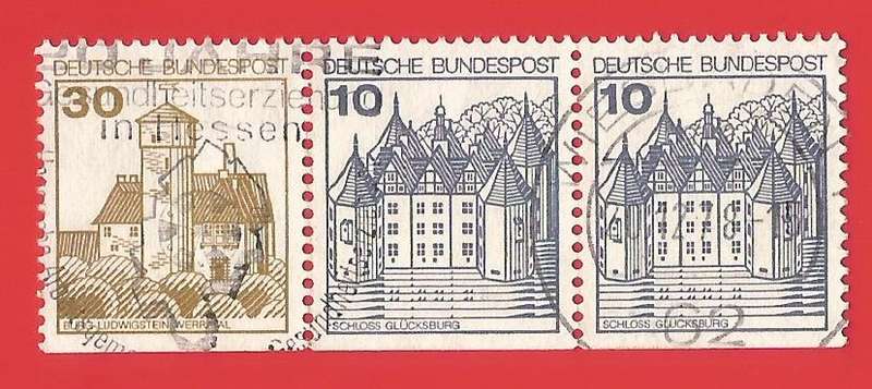 Germany-Cancel-Used-Thematic-Buildings 1977 issue W60