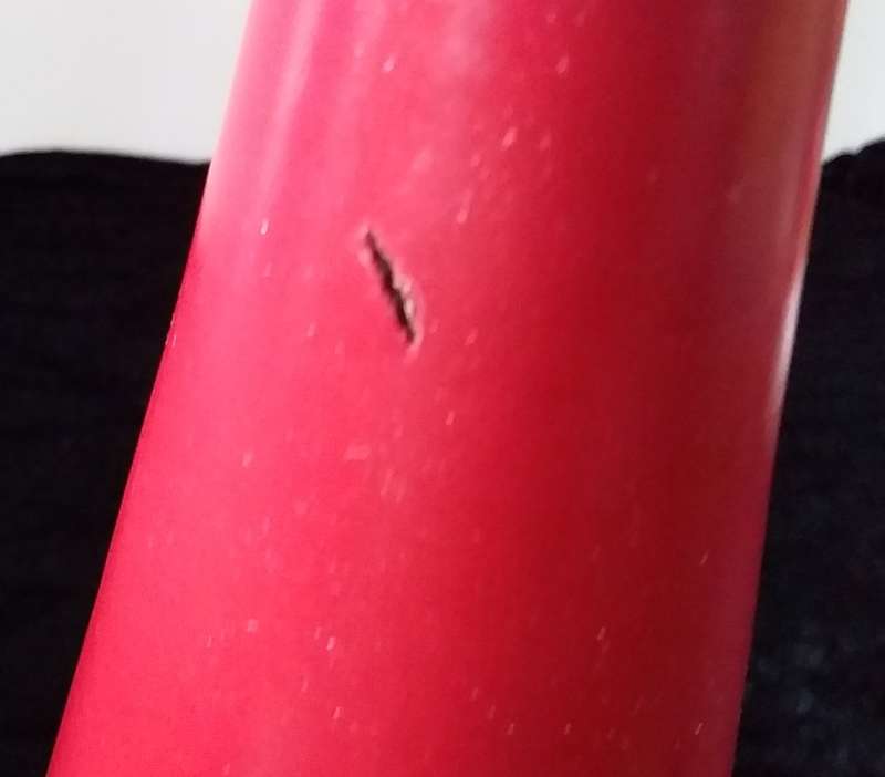 Leather coverd bottle - Empty