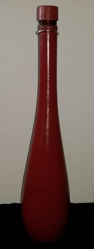 Leather coverd bottle - Empty