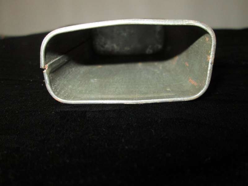 Cigarette Case with Springbok and aloe. Seems to be pewter