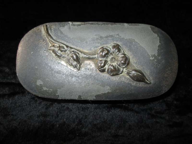 Pewter Flower Case The Von Bergh SPCQ Rochester NY. 6305
