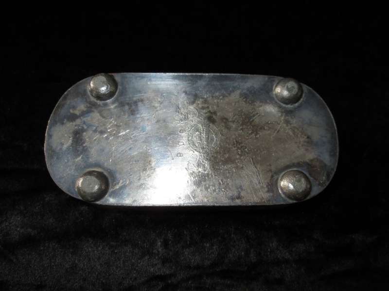 Pewter Flower Case The Von Bergh SPCQ Rochester NY. 6305
