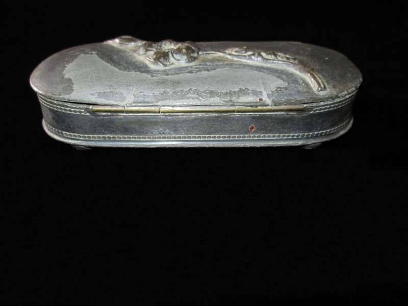Pewter Flower Case The Von Bergh SPCQ Rochester NY. 6305