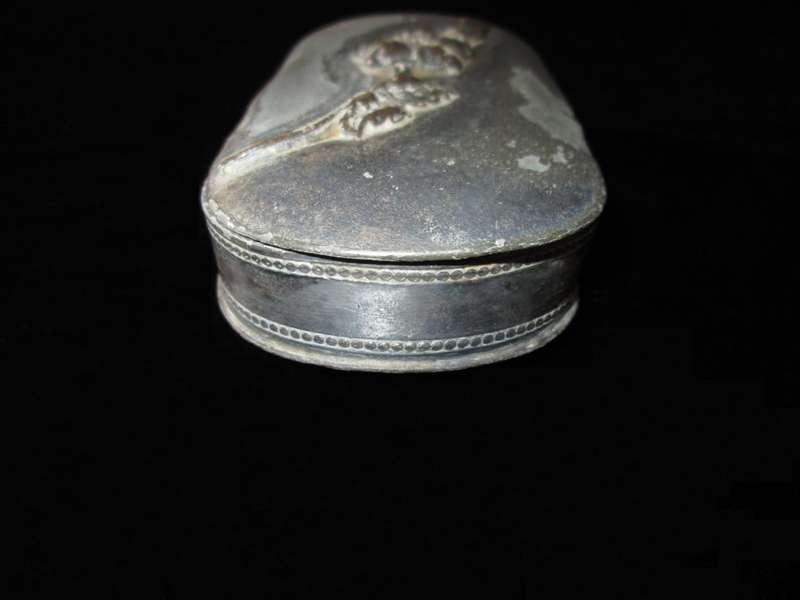 Pewter Flower Case The Von Bergh SPCQ Rochester NY. 6305
