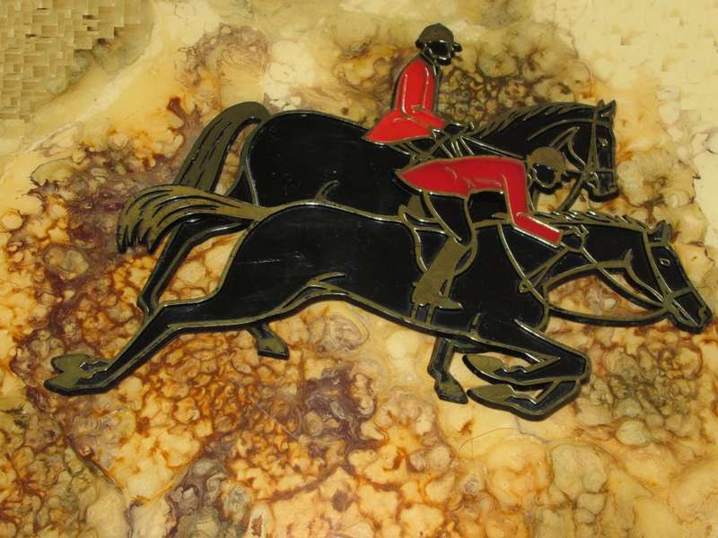 1966- `Showjumpers` Plaques-Manufactured by Invicta Plastics Limited-England Horses