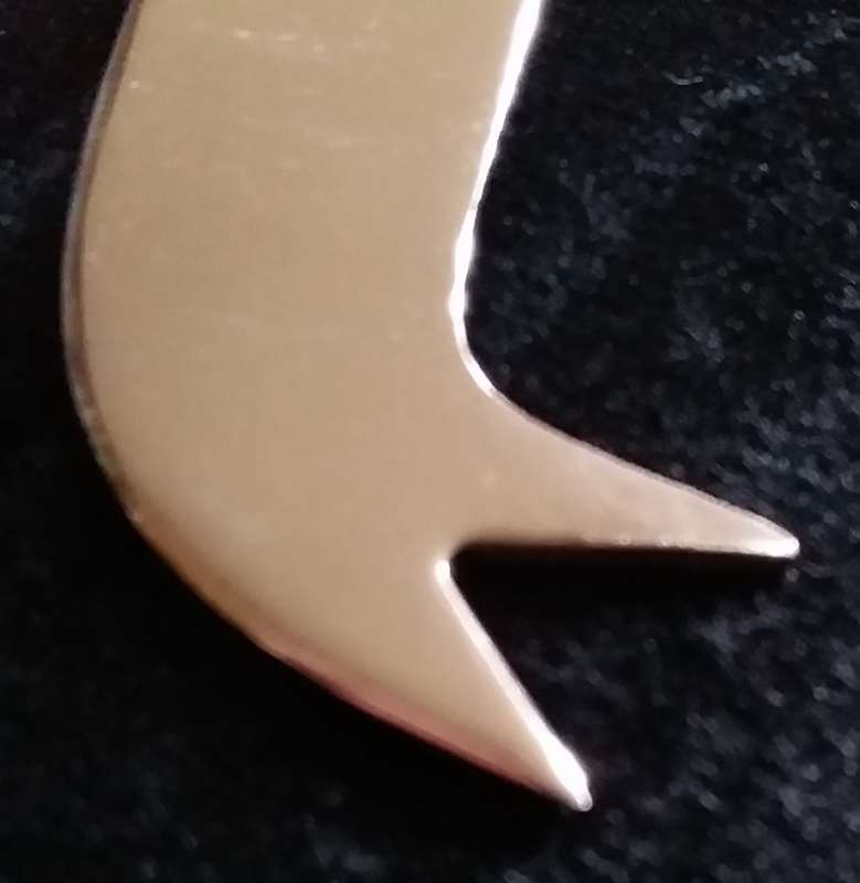 Cheese Knife. Clear bubble handle