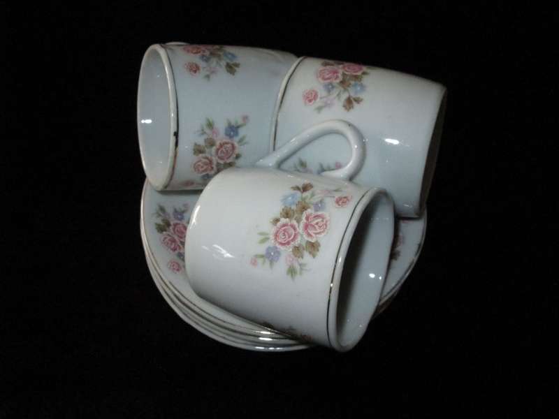 3XCup and Saucers- ST Made in China