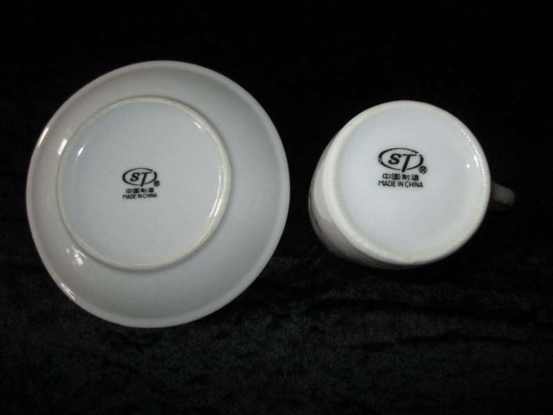 3XCup and Saucers- ST Made in China